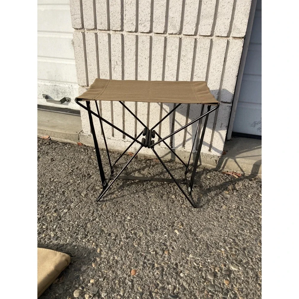 Rothco Coyote Brown Lightweight Foldable Portable Sitting Stool & Carry Pouch